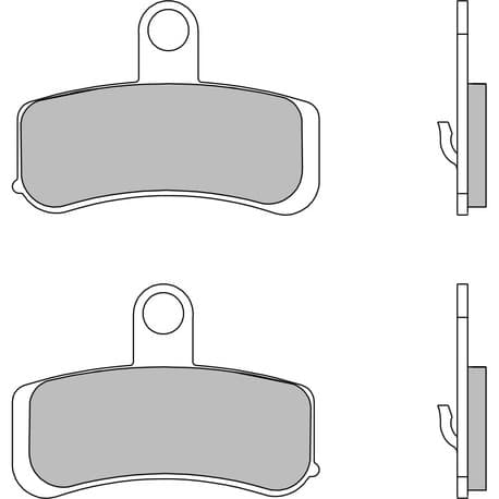 Brembo Brakepads Sintered Front Road 07HD15SA — bilde 1