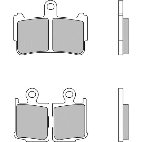 Brembo Brakepads Sintered Front Road 07HO37SA — bilde 1