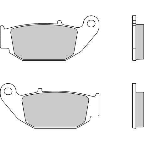 Brembo Brakepads Carbon-Ceramic 07HO61CC — bilde 1