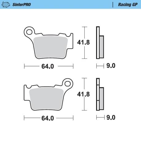 Moto-Master Brakepads KTM 200SX 250SX 450SX