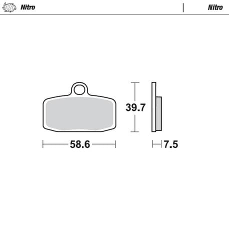 Moto-Master Brakepads KTM front: Freeride E 12-19 SX85 12-20 Freeride 350 12-17