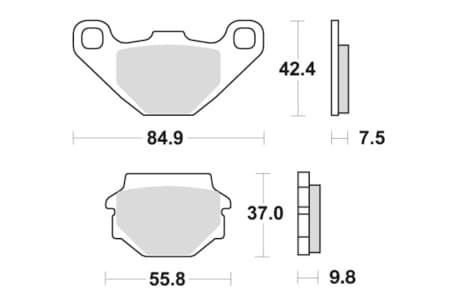Sbs Brakepads Sintered Offroad