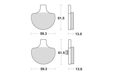 Sbs Brakepads Sintered