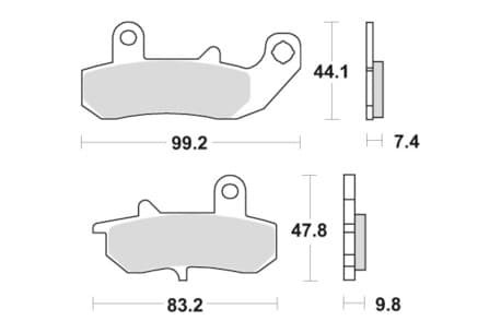 Sbs Brakepads Ceramic