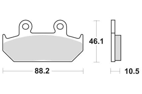 Sbs Brakepads Sintered