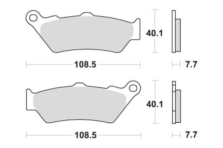 Sbs Brakepads Sintered Offroad
