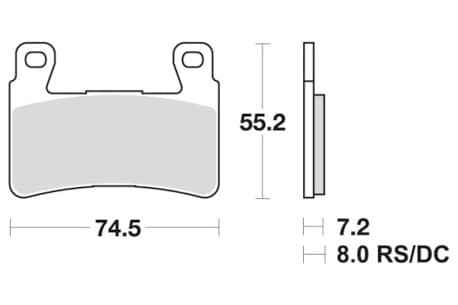 Sbs Brakepads Dual Carbon