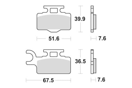 Sbs Brakepads Sintered Offroad