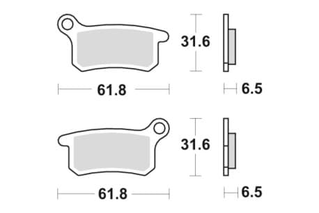 Sbs Brakepads Sintered Offroad
