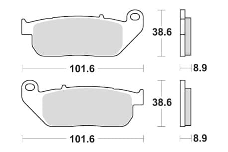 Sbs Brakepads Sintered