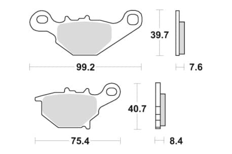 Sbs Brakepads Racing Sintered