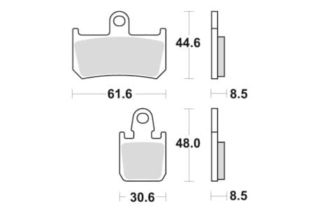 Sbs Brakepads Sintered