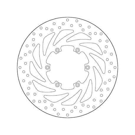 Brembo Serie Oro brakedisc 68B407G5 — bilde 1