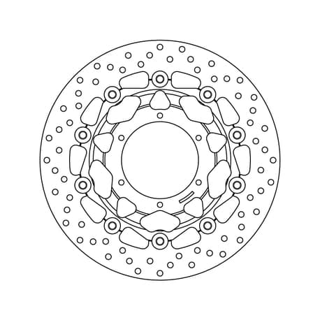 Brembo Serie Oro brakedisc floating 78B40824 — bilde 1