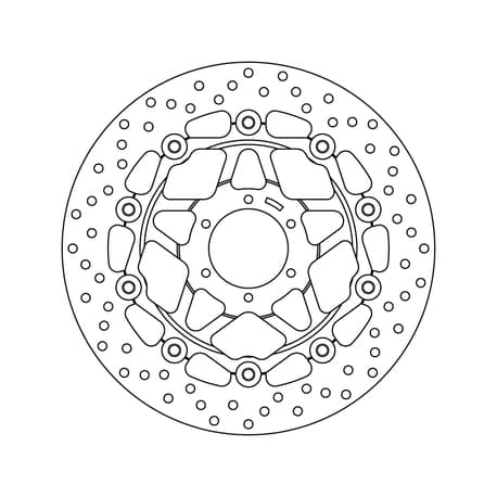 Brembo Serie Oro brakedisc floating 78B40825 — bilde 1