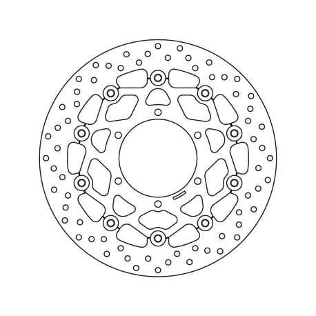 Brembo Serie Oro brakedisc floating 78B40863 — bilde 1