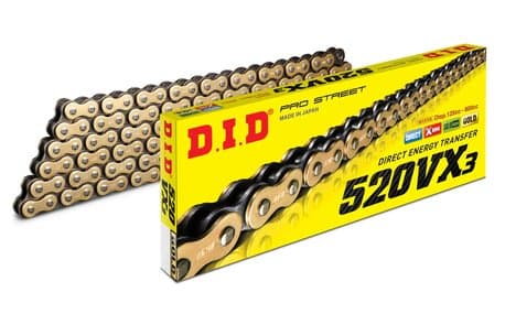 D.I.D 520VX3 G&B Chain+Connecting link (FJ)