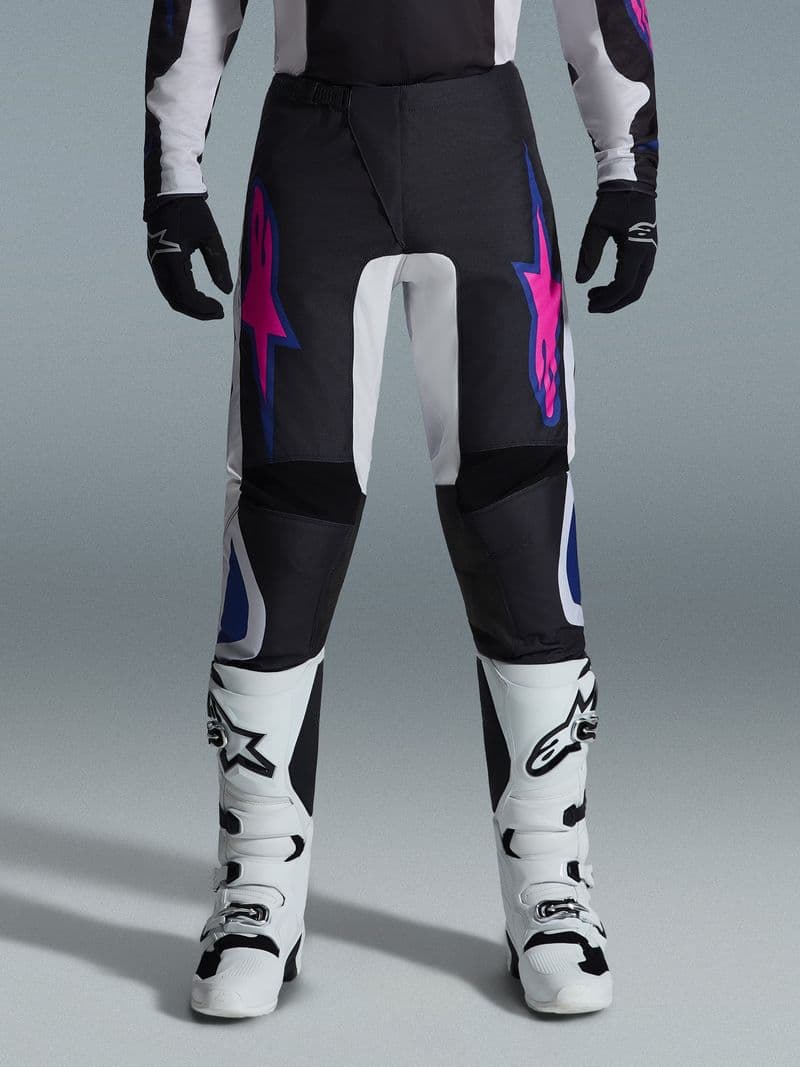 Alpinestars Fluid Grid crossbukse Svart/Grå/Lilla