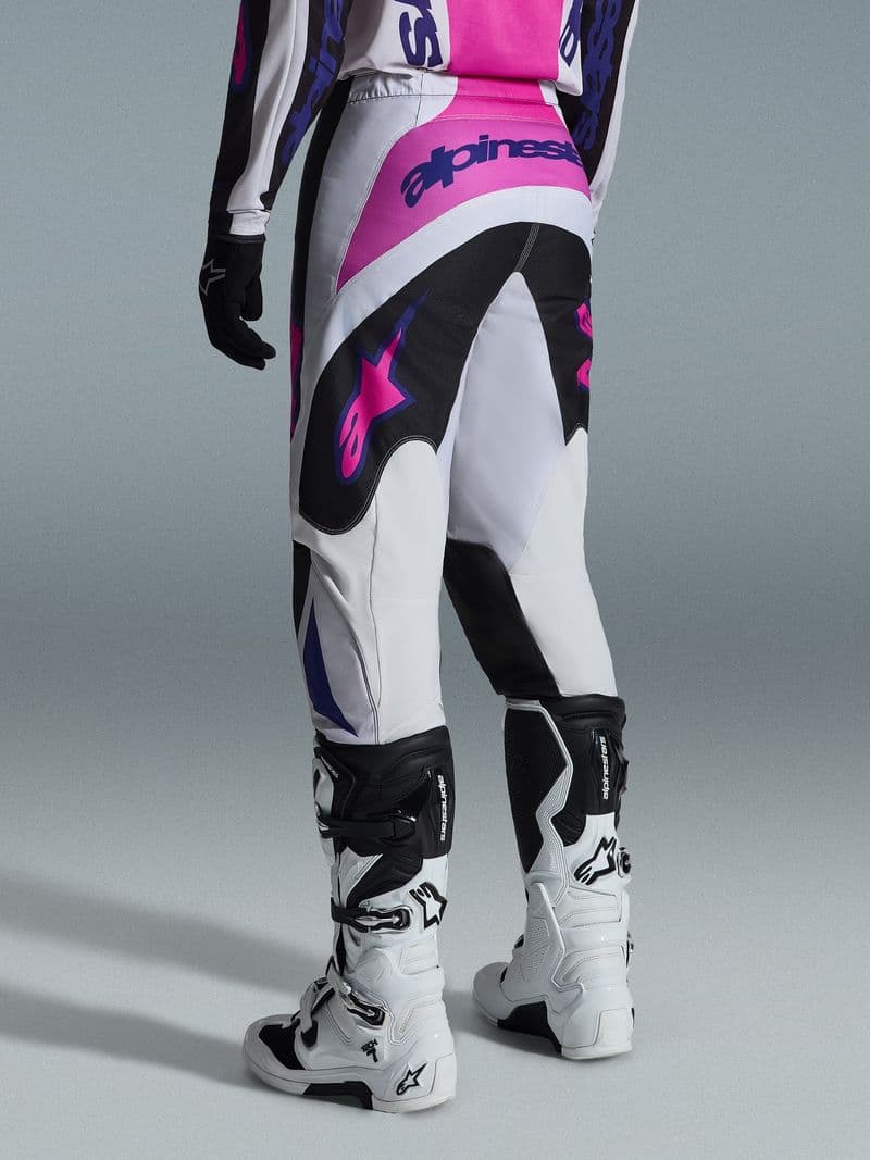 Alpinestars Fluid Grid crossbukse Svart/Grå/Lilla