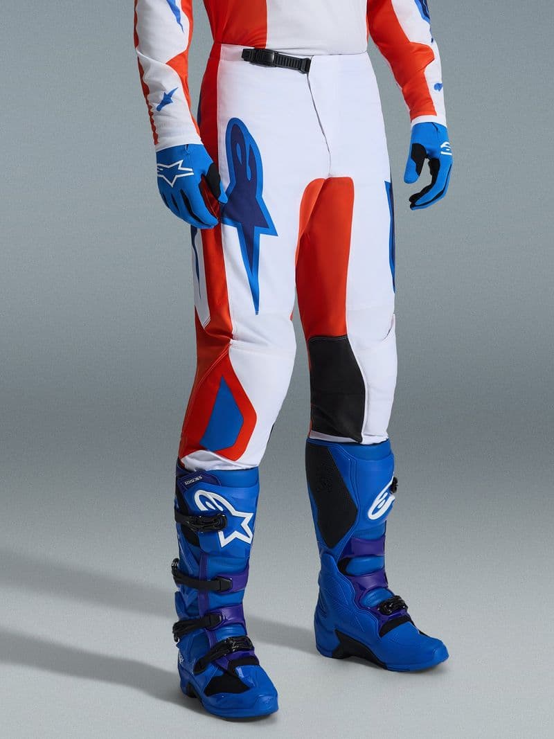 Alpinestars Fluid Grid crossbukse Oransje/UCLA-blå