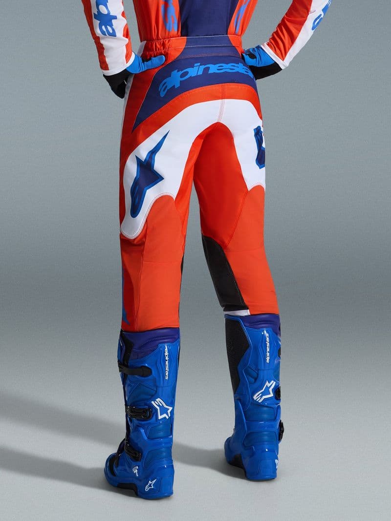 Alpinestars Fluid Grid crossbukse Oransje/UCLA-blå