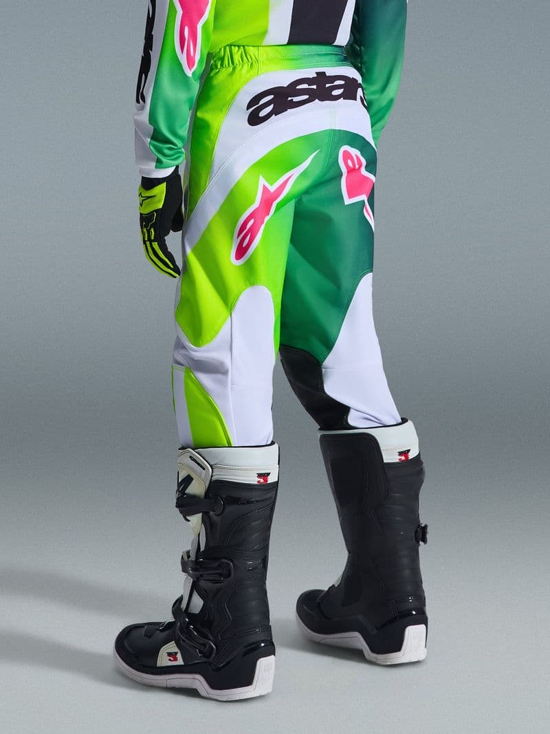 Alpinestars Youth Fluid Portl junior crossbukse Grønn/Hvit/Svart