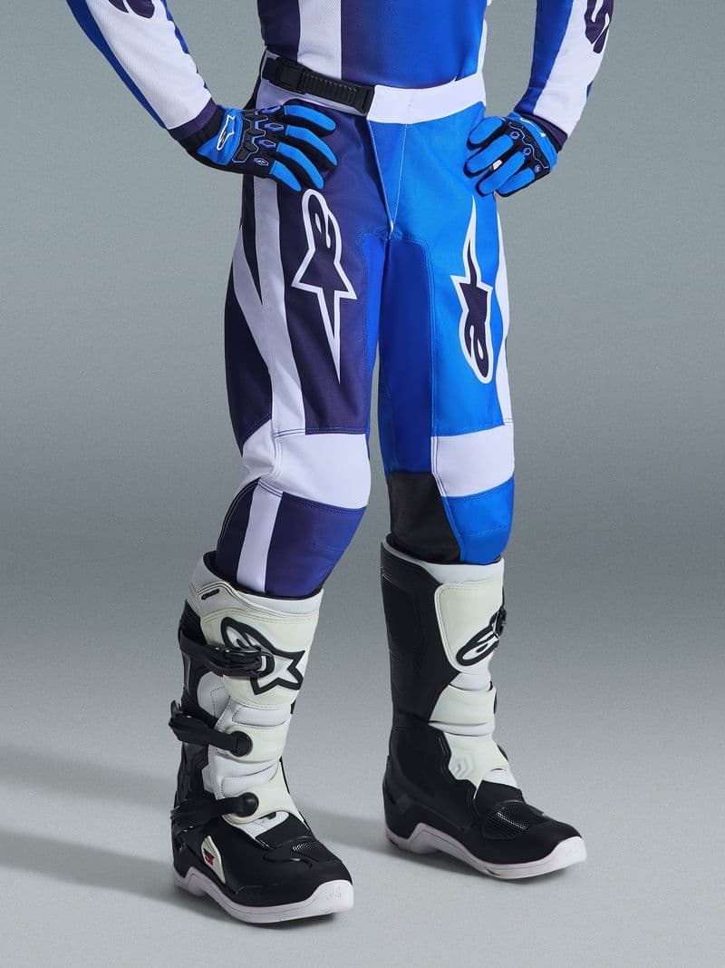Alpinestars Youth Fluid Portl junior crossbukse UCLA-blå/Hvit