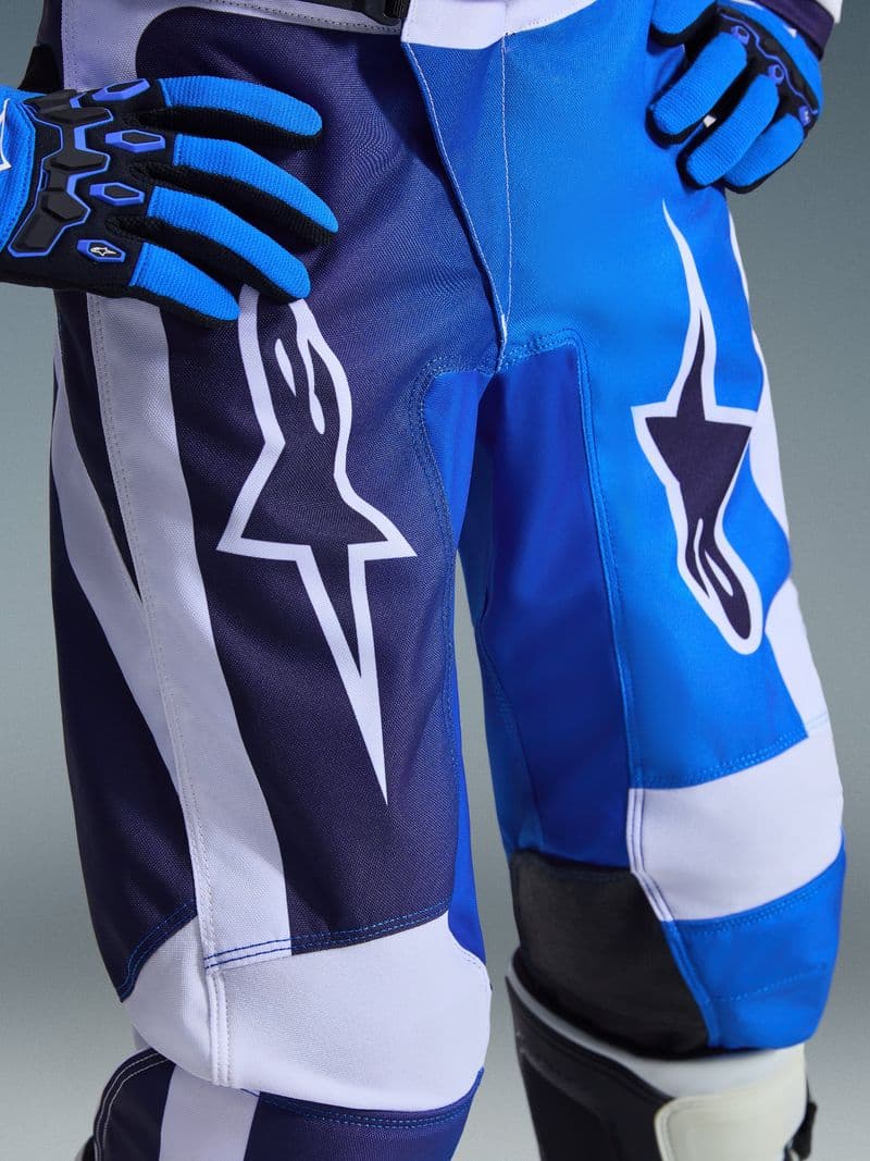 Alpinestars Youth Fluid Portl junior crossbukse UCLA-blå/Hvit