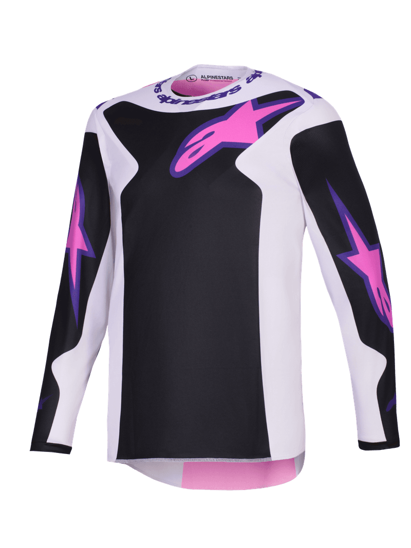 Alpinestars Fluid Grid crosstrøye Svart/Grå/Lilla