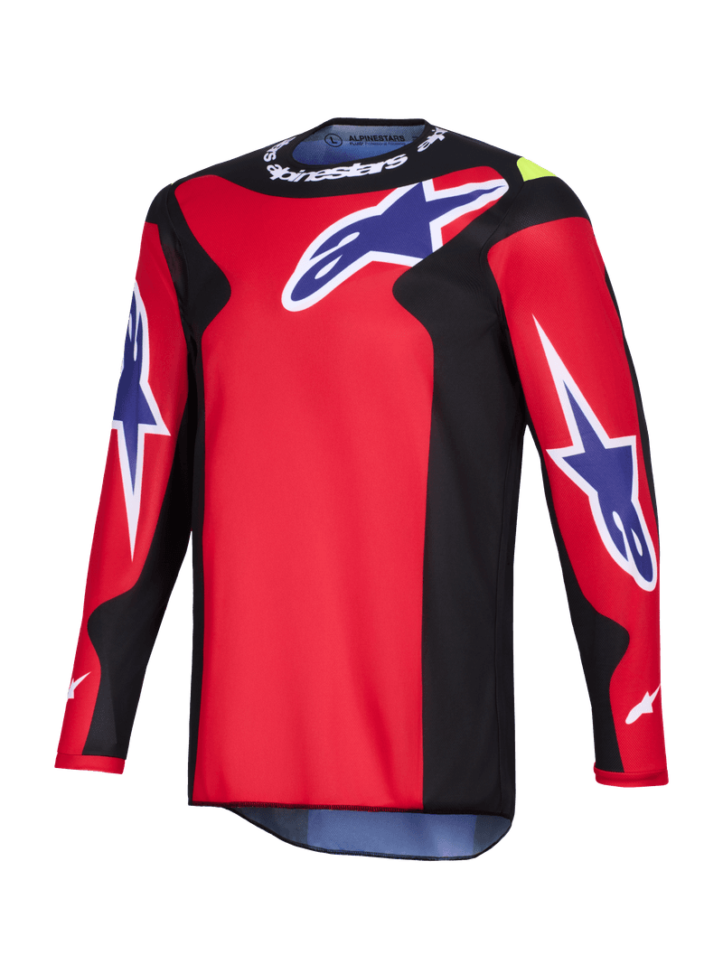 Alpinestars Fluid Grid crosstrøye Rød/Svart/Lilla