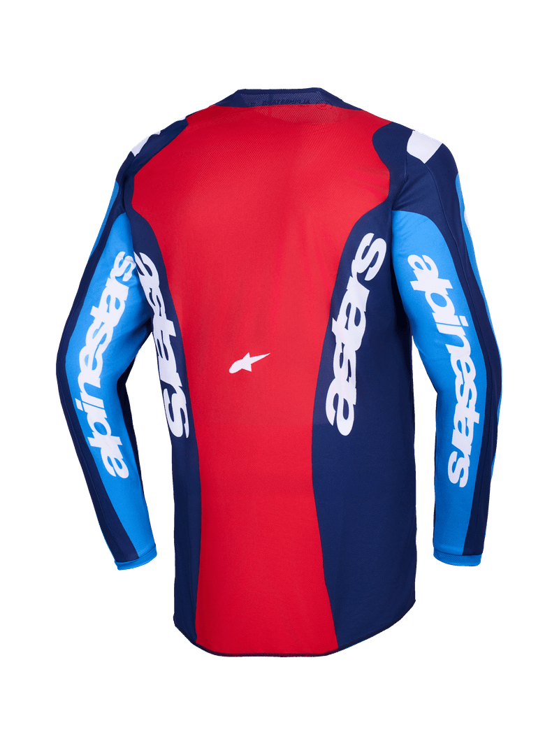 Alpinestars Fluid Grid crosstrøye Blå/Rød