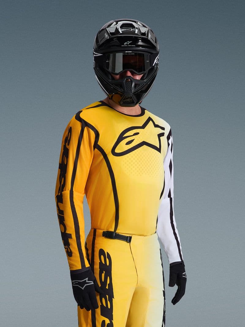 Alpinestars Fluid Apex crosstrøye Gul/Svart
