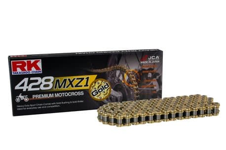 RK GB428MXZ1 Offroad/Street chain Gold +CL (Connect.link)