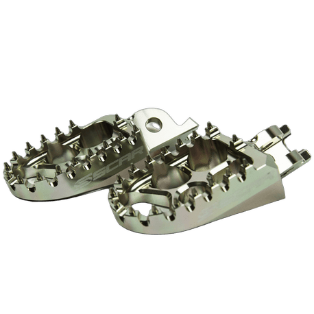 Scar Evolution Footpegs Honda/Kawasaki Titaniumfarge
