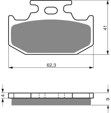 GOLDFREN Brake Pads 001 Ceramic Carbon K1