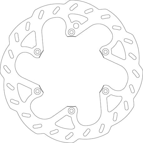 GOLDFREN Brakedisc Front HUS 00-KTM125-525 92- HVA 125-501 14-
