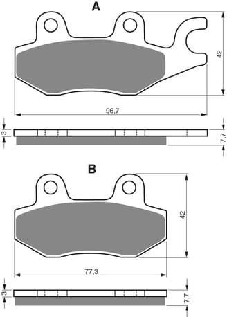 GOLDFREN Brake Pads 009 Ceramic Carbon S3