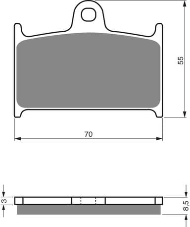 GOLDFREN Brake Pads 017 Ceramic Carbon S3