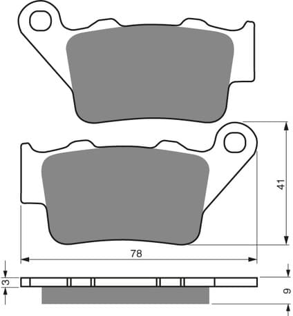 GOLDFREN Brake Pads 023 Ceramic Carbon S3