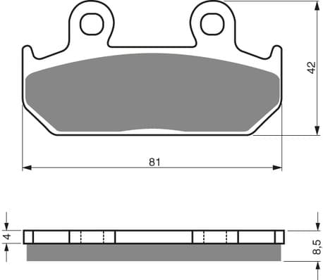 GOLDFREN Brake Pads 025 Ceramic Carbon S3