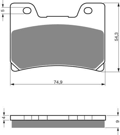 GOLDFREN Brake Pads 028 Ceramic carbon AD