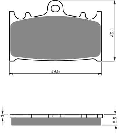GOLDFREN Brake Pads 032 Ceramic Carbon S3