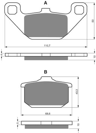 GOLDFREN Brake Pads 037 Ceramic carbon AD