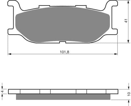 GOLDFREN Brake Pads 048 Ceramic Carbon S3
