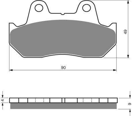 GOLDFREN Brake Pads 049 Ceramic carbon AD