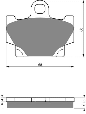 GOLDFREN Brake Pads 113 Ceramic carbon AD