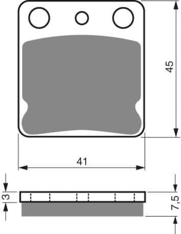 GOLDFREN Brake Pads 144 Ceramic carbon AD