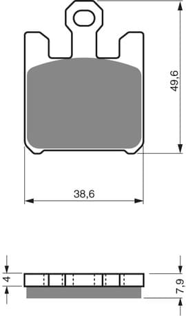 GOLDFREN Brake Pads 200 Ceramic Carbon S3