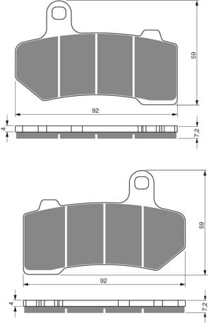 GOLDFREN Brake Pads 271 Ceramic Carbon S3