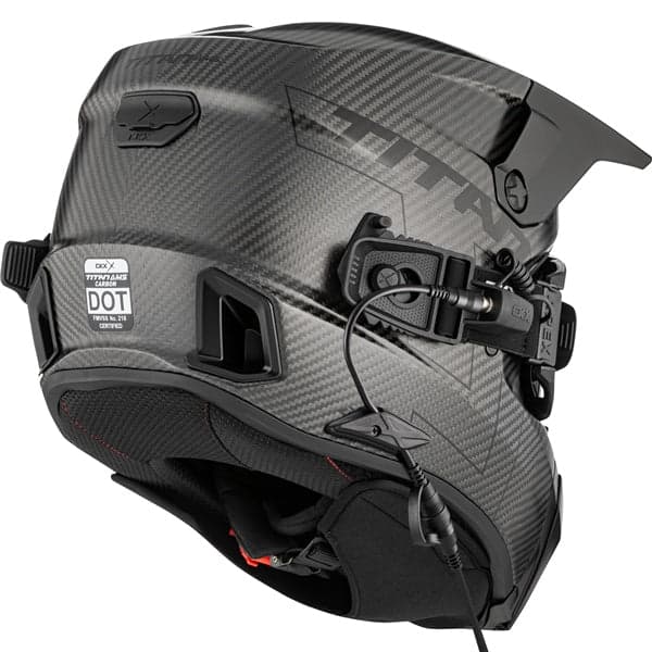 CKX Titan AMS hjelm matt karbon med oppvarmede briller